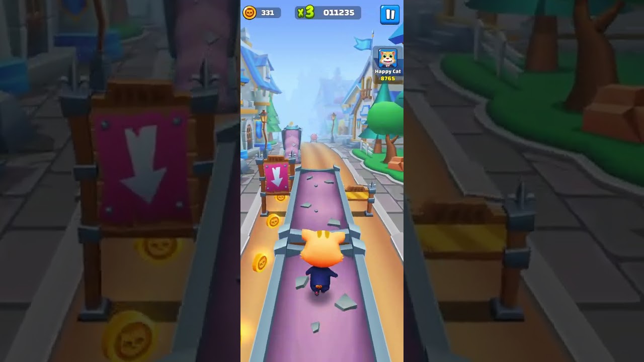 Cat Runner Gameplay | Fun Endless Runner Mobile Game