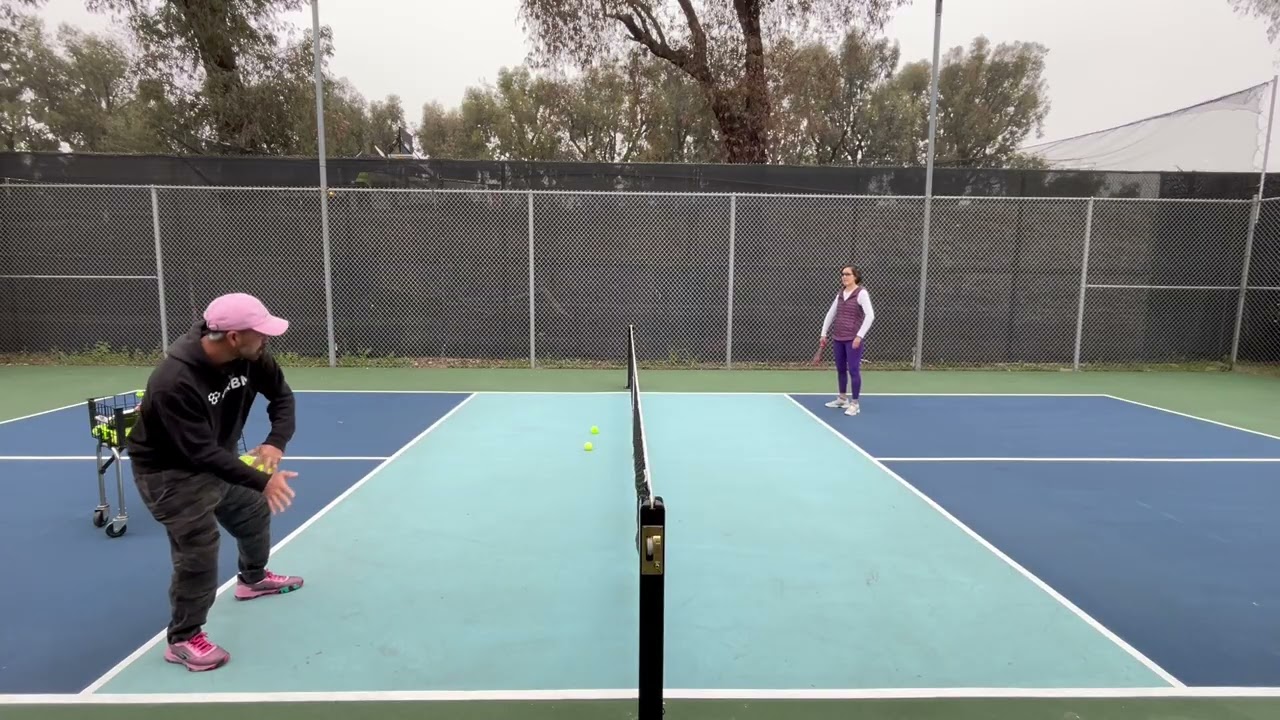 Dec 17 - Coach Warren suggests 2 handed backhand topspin dink