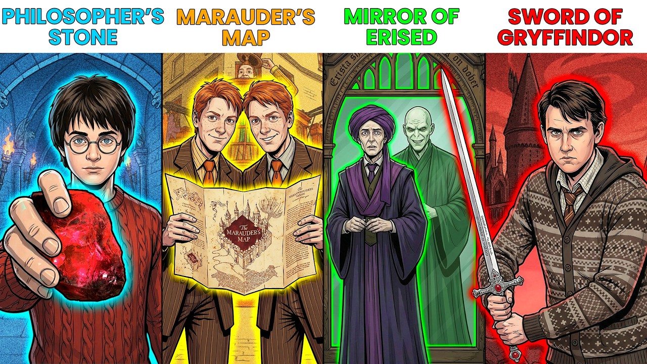 All 18 Special & FORBIDDEN Artifacts in Harry Potter EXPLAINED in Detail