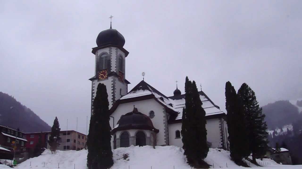 Melchtal, Obwalden CH - Vollgeläut der kath. Pfarr- und Wallfahrtskirche unser lieben Frau