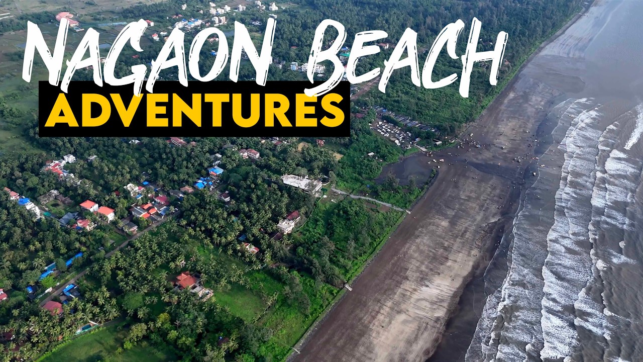 Beach Adventures Near Mumbai | Nagaon Beach, Alibag | Perfect Family Outings & Roadtrip | Hindi Vlog