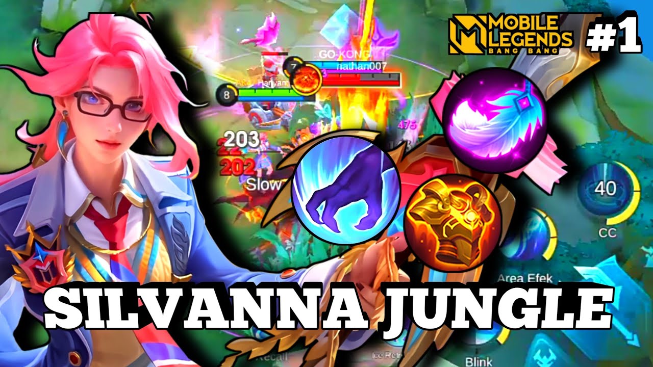 SILVANNA JUNGLE! Emblem Silvanna Tersakit 2025 & Build Silvanna Jungler 2025