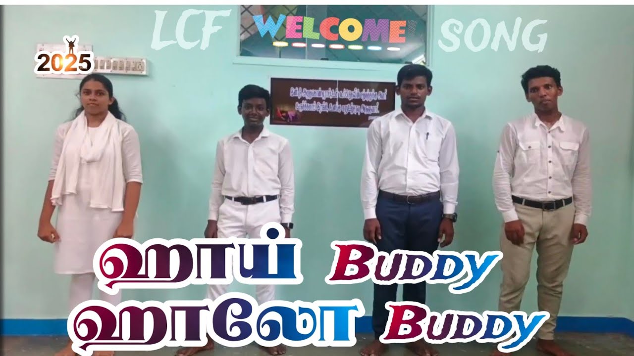 LCFVBS 2025 | WELCOME SONG | ஹாய் BUDDY ஹாலோ BUDDY | TAMIL CHRISTIAN  ACTION SONG | LCF PRAYER HOUSE