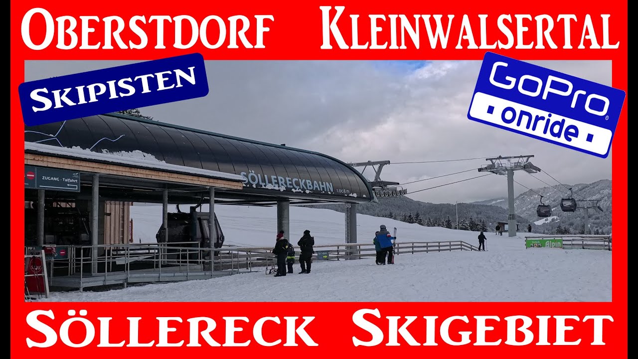 SÖLLERECK Skigebiet OBERSTDORF KLEINWALSERTAL Pisten ONRIDE GoPro