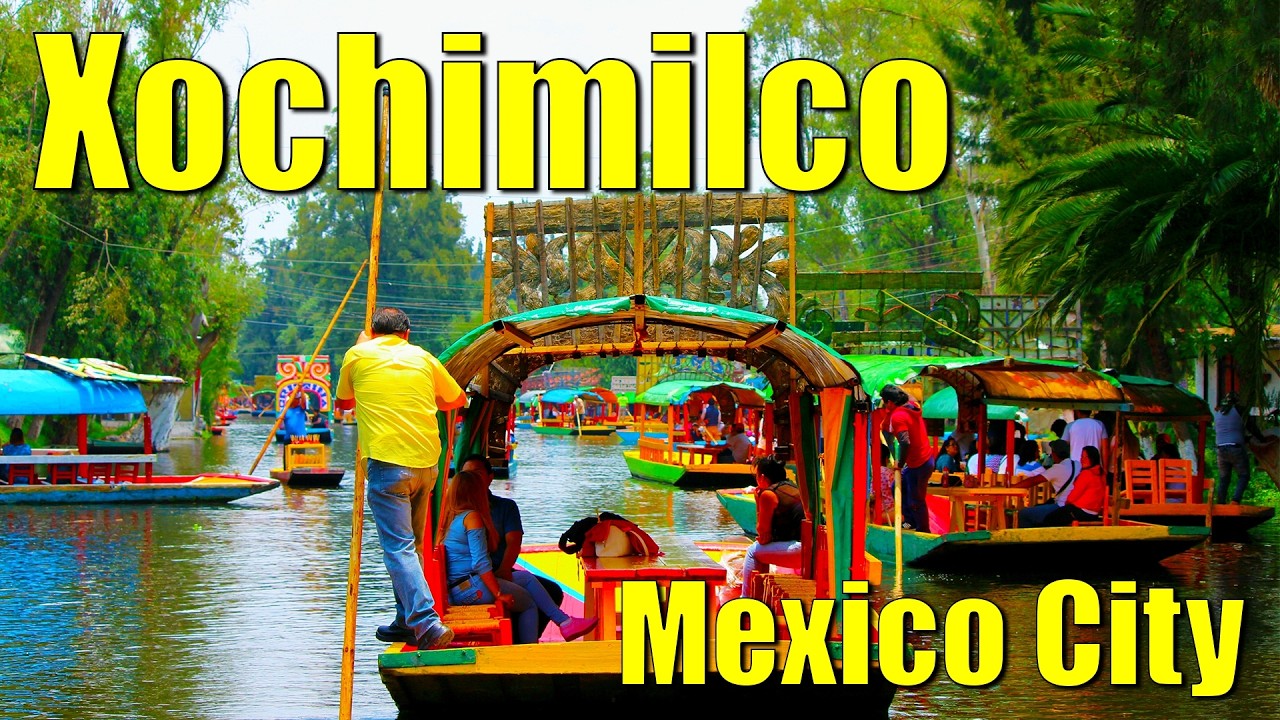 Xochimilco Canals & Trajineras | Mexico City Floating Gardens | UNESCO | ExplorerVacations 4K HDR