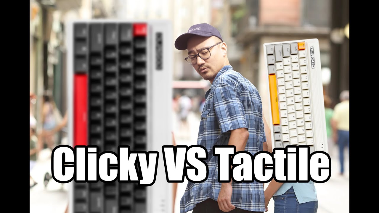 DURGOD FUSION Cherry MX Blues VS Cherry MX Browns Sound Test ASMR