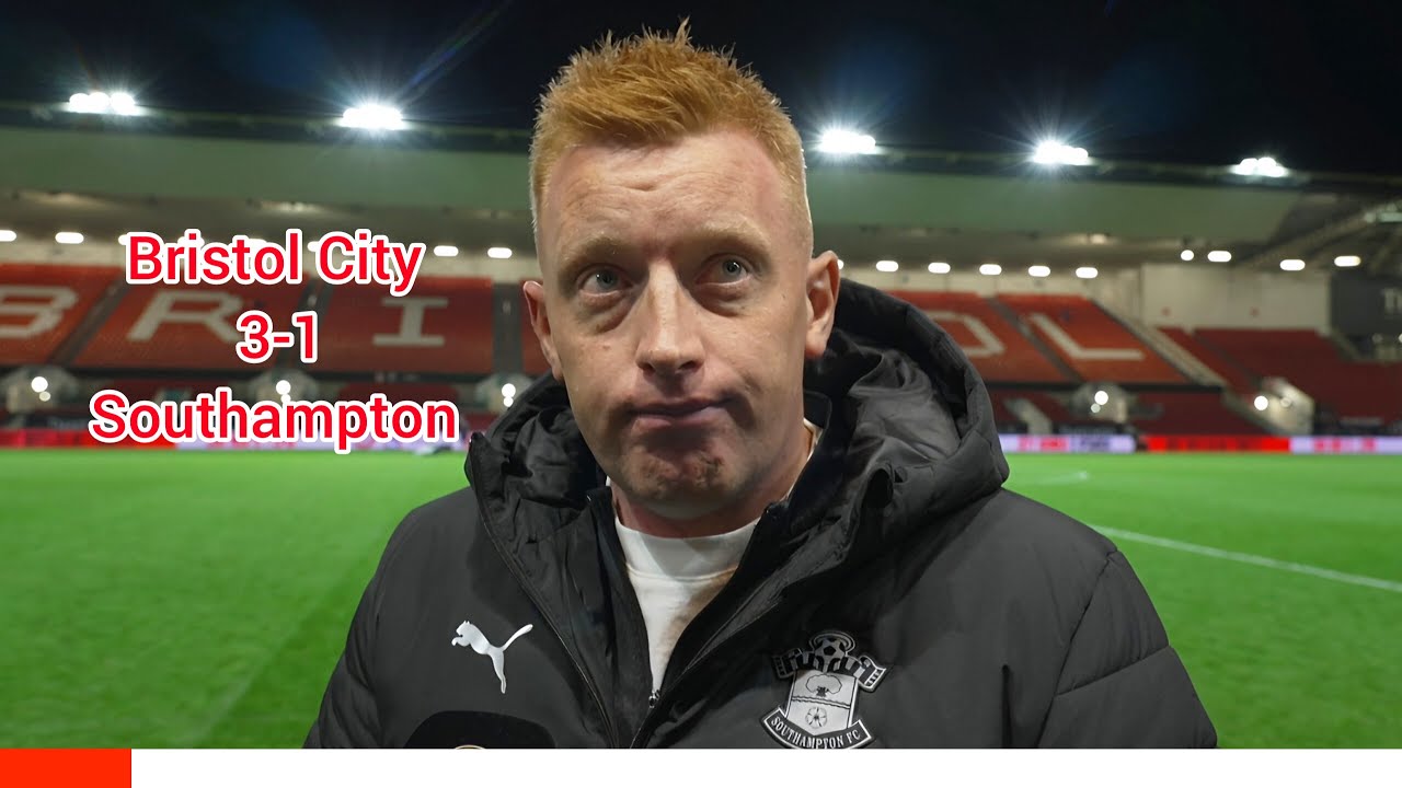 &lrm;WE'VE CAUSED OURSELVES OUR OWN PROBLEMS AGAIN! WILL STILL REACTS TO SOUTHAMPTON'S LOSS V BRISTOLCIT