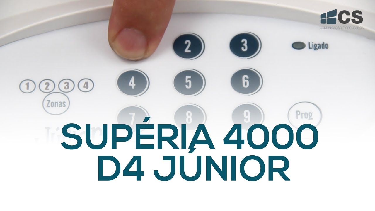 Supéria 4000 D4 Júnior | Vídeo Treinamento | CS Comunicação e Segurança