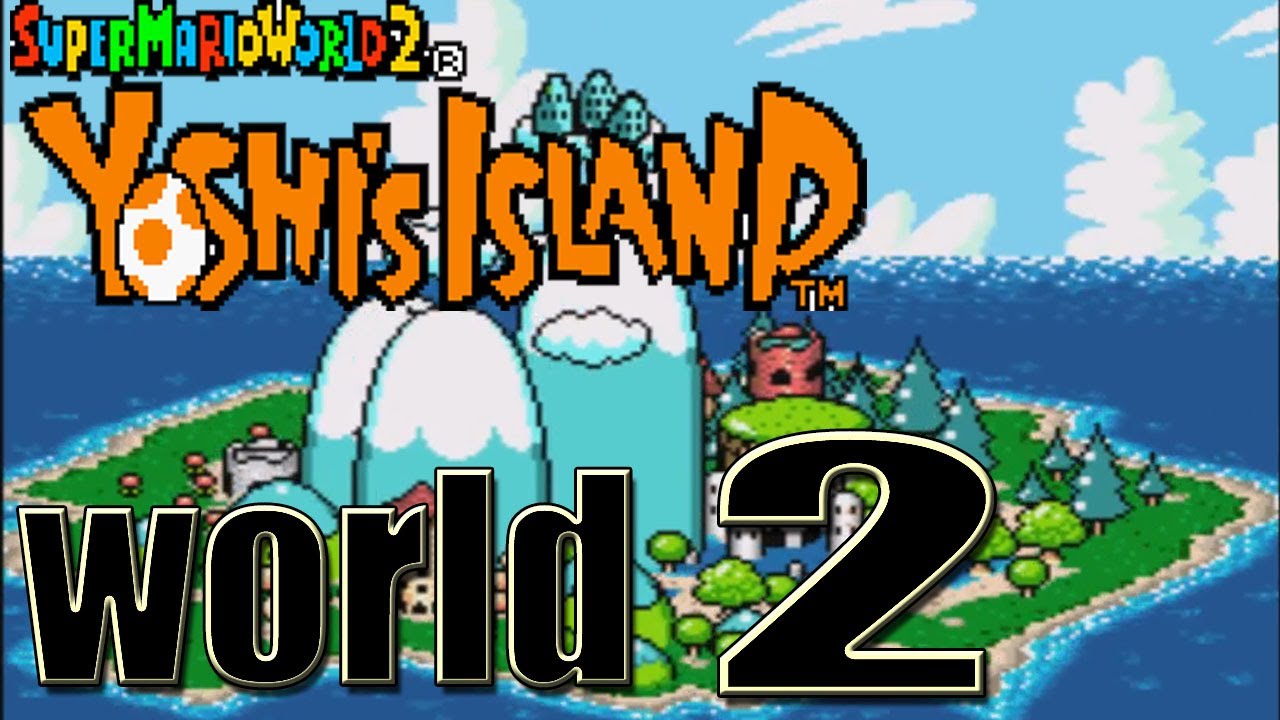 Super Mario World 2: Yoshi's Island [SNES] -World 2- full gameplay