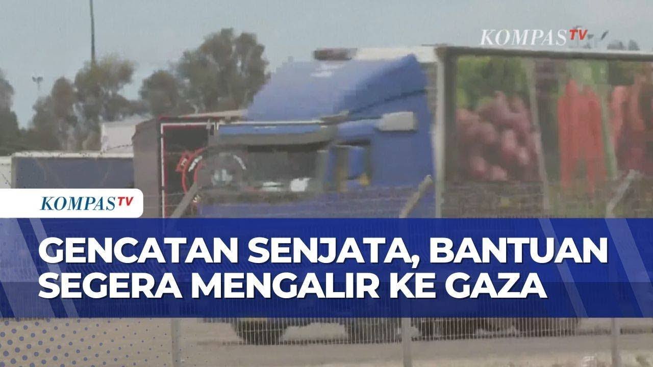 600 Truk Bantuan Pasokan Medis Hingga Logistik Masuk Gaza