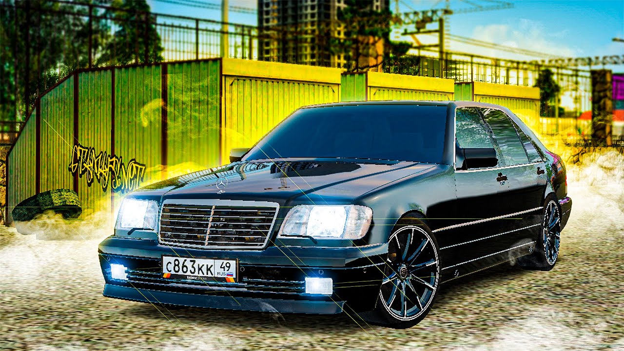 ГЛАВНАЯ ЛЕГЕНДА ДЕВЯНОСТЫХ! MERCEDES W140 BRABUS! КАБАН НА СТРОГОМ СТИЛЕ! ( Radmir RP )