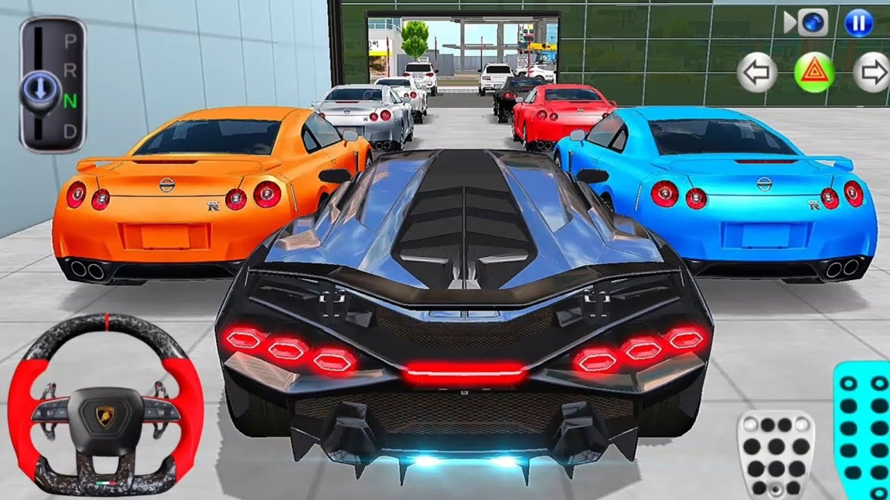 New Black Lamborghini Parking in Super Shop - 3D Driving Class 2026 - Best Android iOS Gameplay