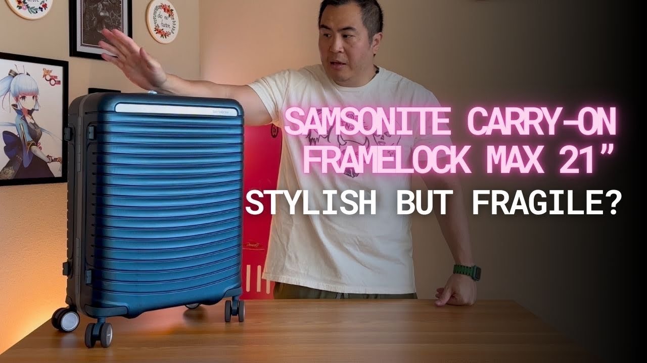 Обзор жесткого чемодана без молнии Samsonite Framelock Max 21&rdquo; Carry-On. Пожалела о покупке!
