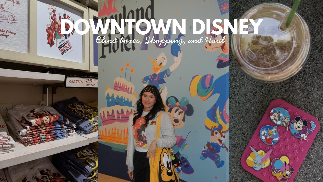 Disneyland | Downtown Disney, Pin Unboxing, Haul