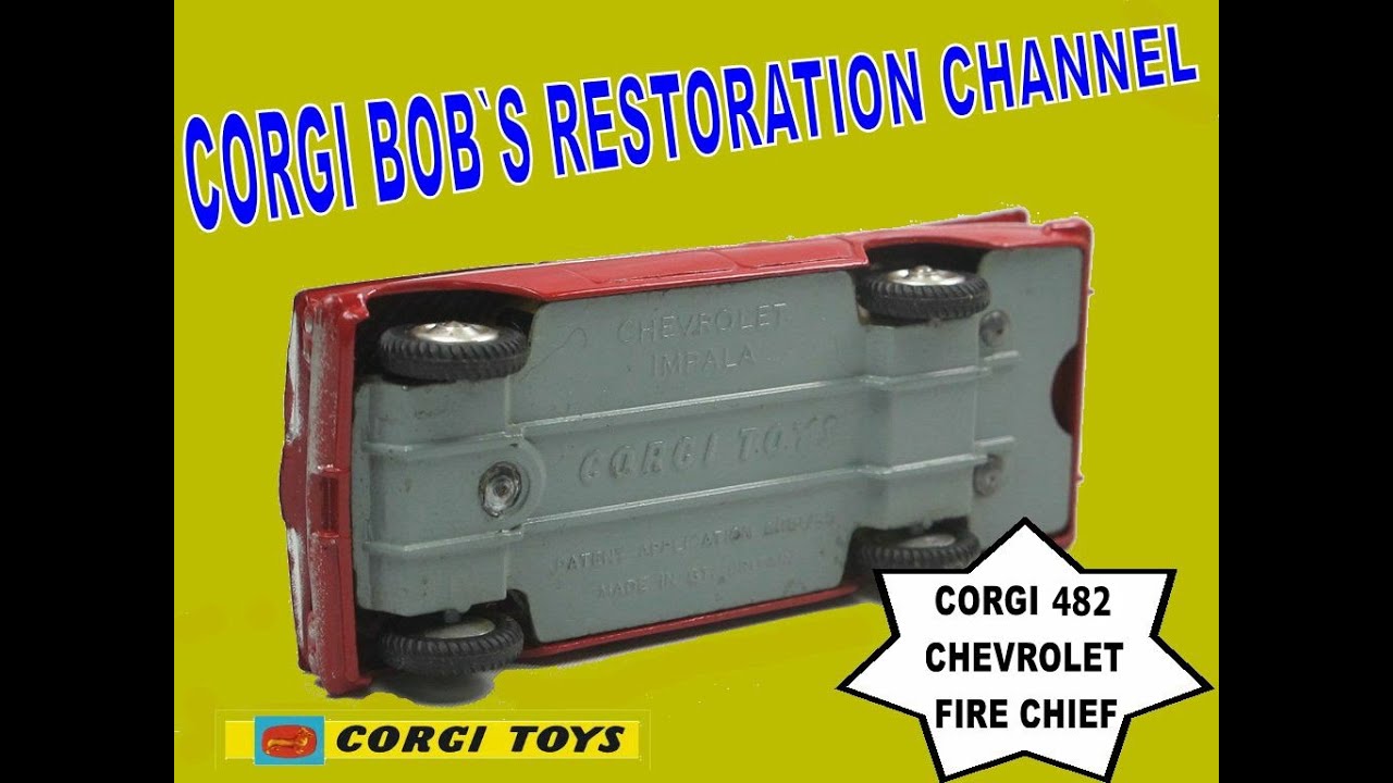 Corgi 482 Chevrolet Fire Chief Restoration