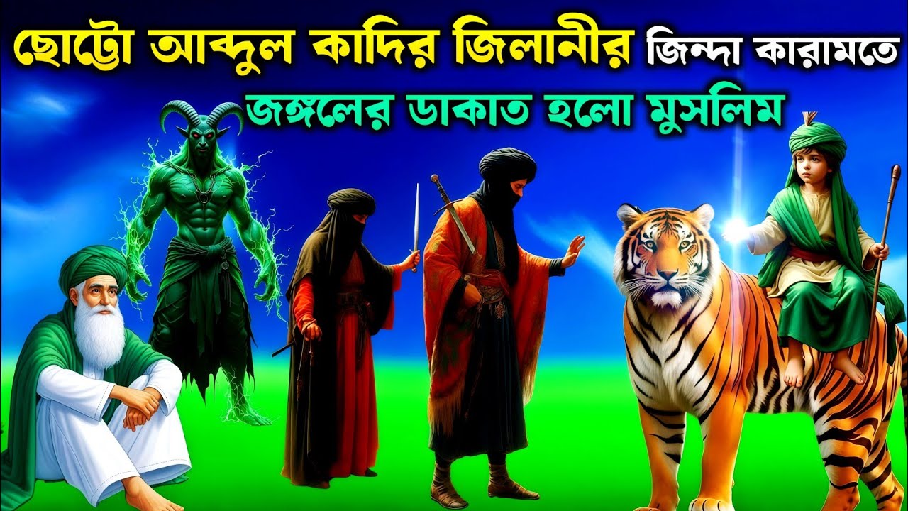 আব্দুল কাদির জিলানী (রহ.) ছোট্টো বয়সে 5টি অলৌকিক কারামত | বড় পীরের জীবনী | abdul kadir jilani