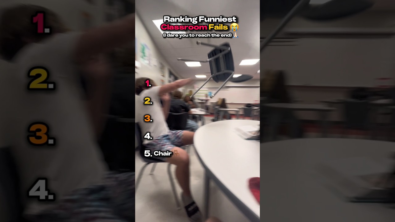 Ranking Funniest Classroom Fails 🤧 #shorts #ranking