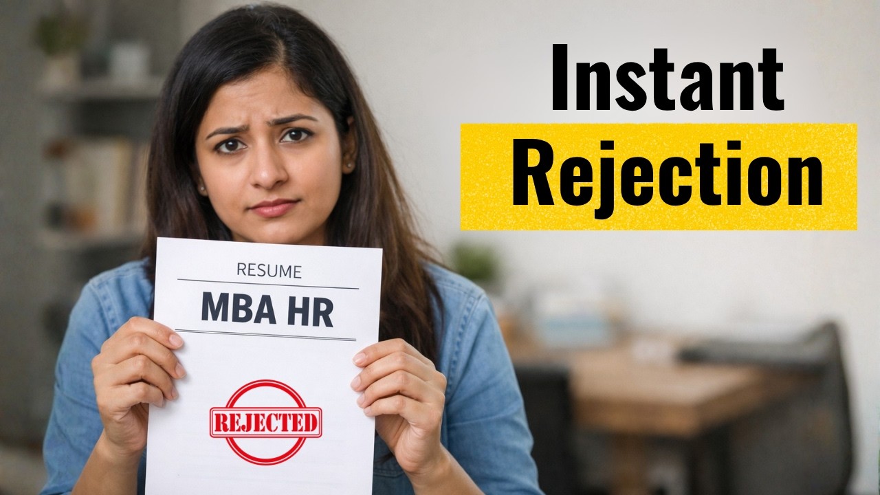 MBA HR Resume for Freshers (what to write & what not)