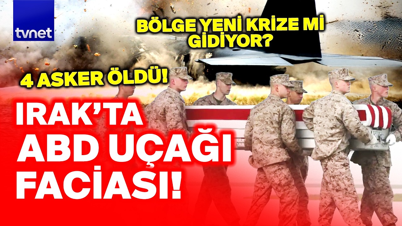 ABD: IRAK'TA DÜŞEN UÇAKTA 4 ASKER ÖLDÜ! Savaş nereye evrilecek?