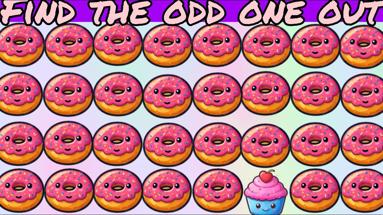 Find the Odd one Out 🤔 | Fun Puzzle Game for Kids 🎉