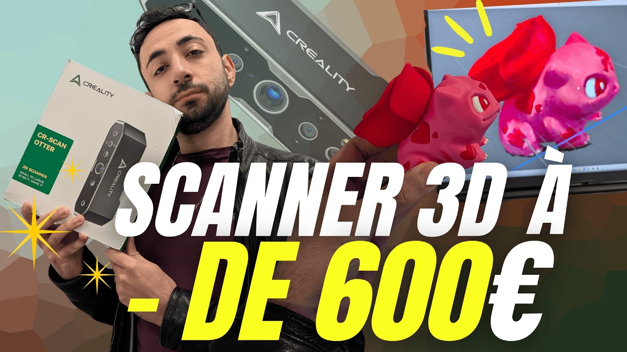 Un SCANNER 3D à moins de 600€ ? CREALITY CR-SCAN OTTER