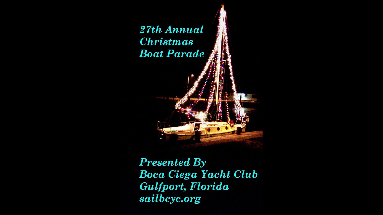 Christmas Boat Parade Gulfport Florida -  Sailing Hideaway Com Pac 23