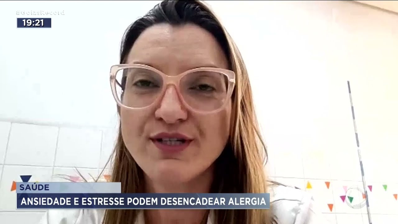 SAÚDE: ANSIEDADE E ESTRESSE PODEM DESENCADEAR ALERGIA