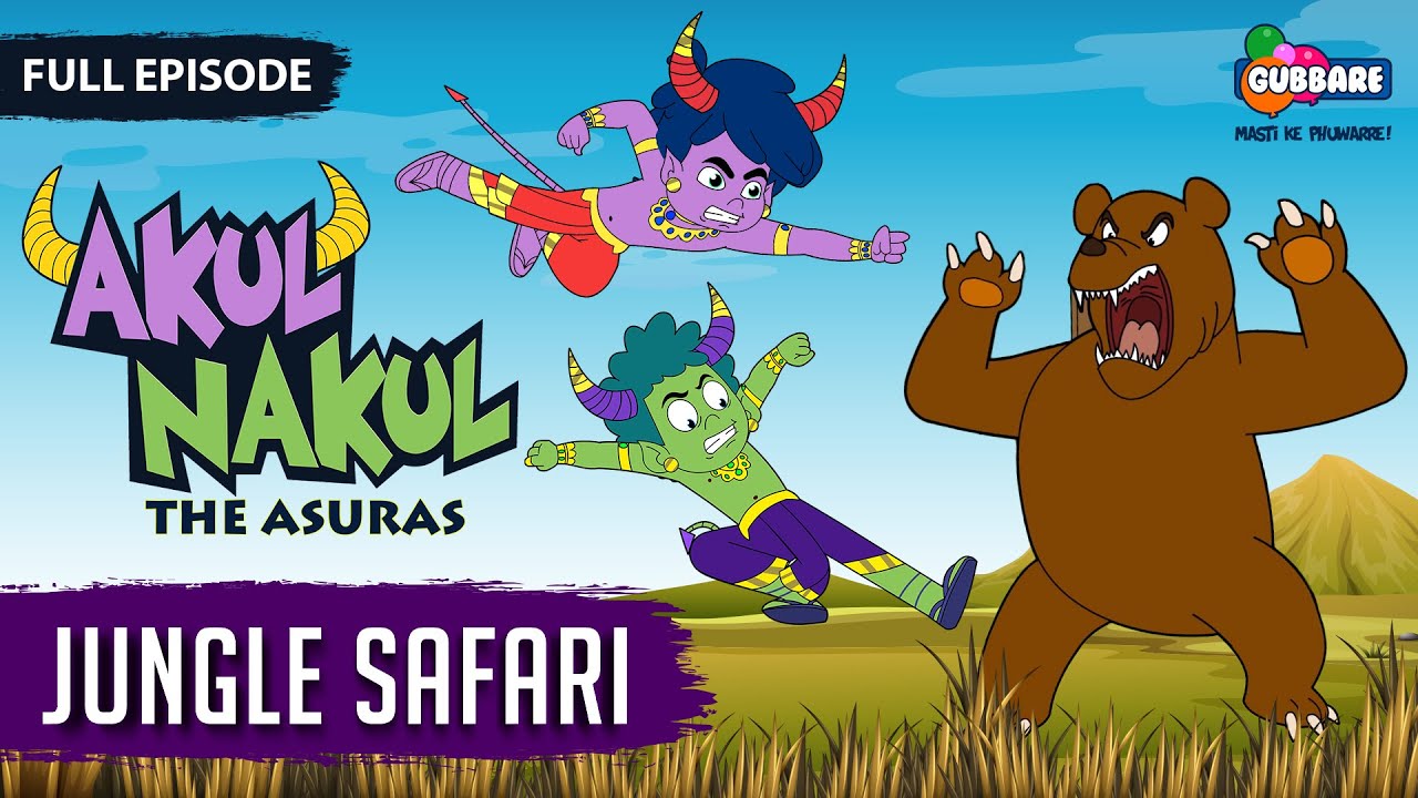 Akul Nakul - The Asuras | Full Episode | Jungle Safari | Hindi Cartoon For Kids | Gubbare TV