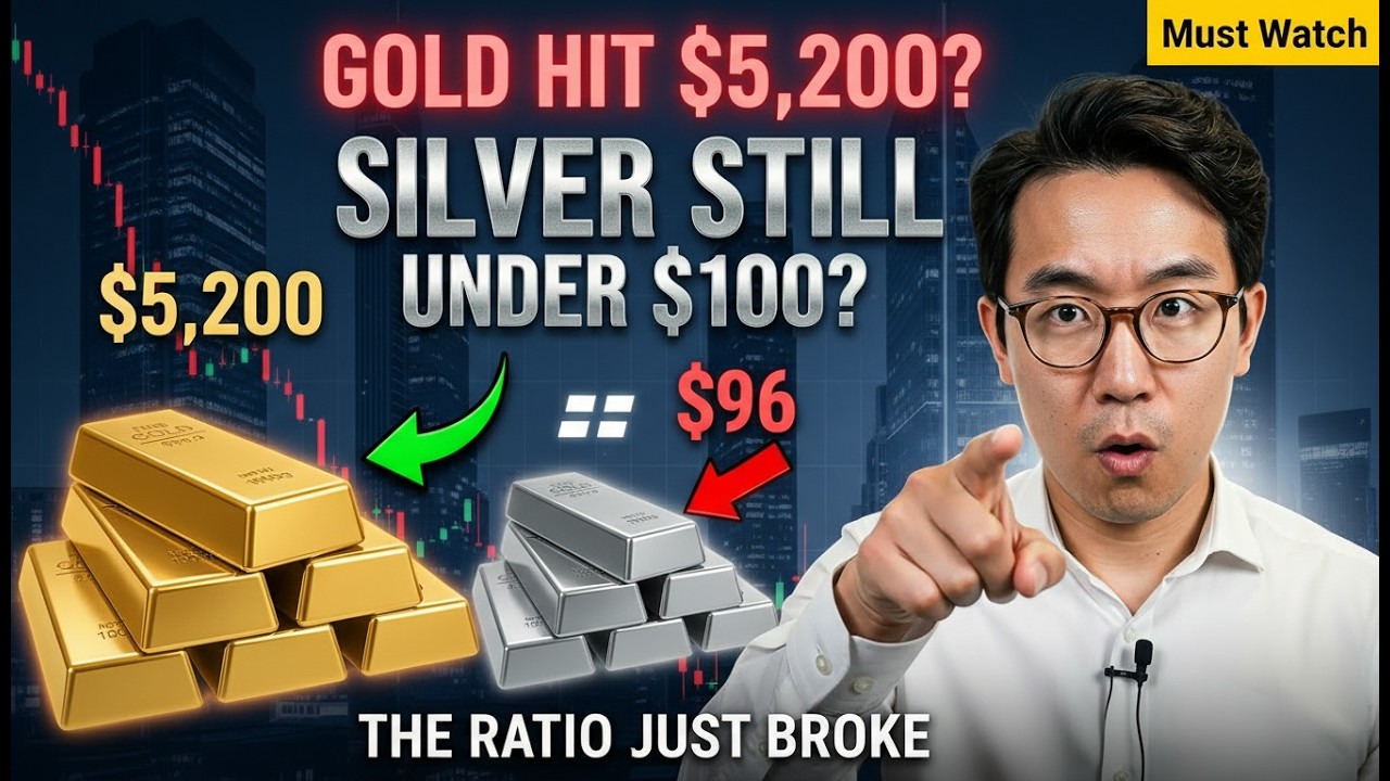 Why Gold Hit $5,200 But Silver STILL Under $100 (The Ratio Just Broke)