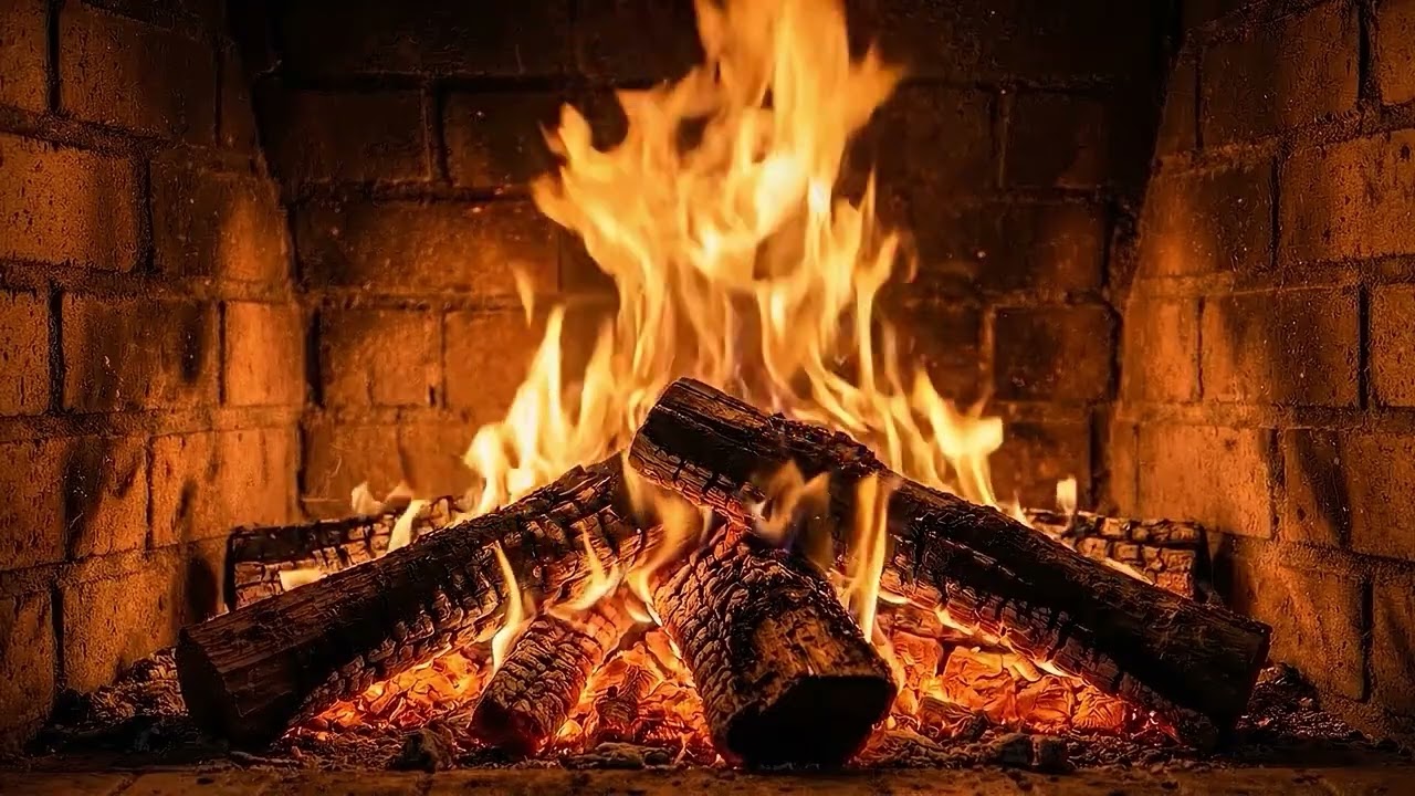 🔥 24/7 LIVE Fireplace NO ADS | Warm Cozy Fire Sounds 4K Ultra HD