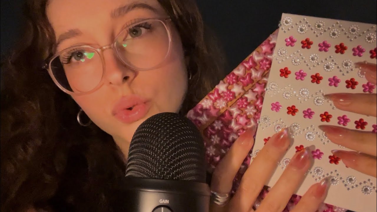 ASMR tapping and scratching with clicky whispers (trigger boards, pearl soup)