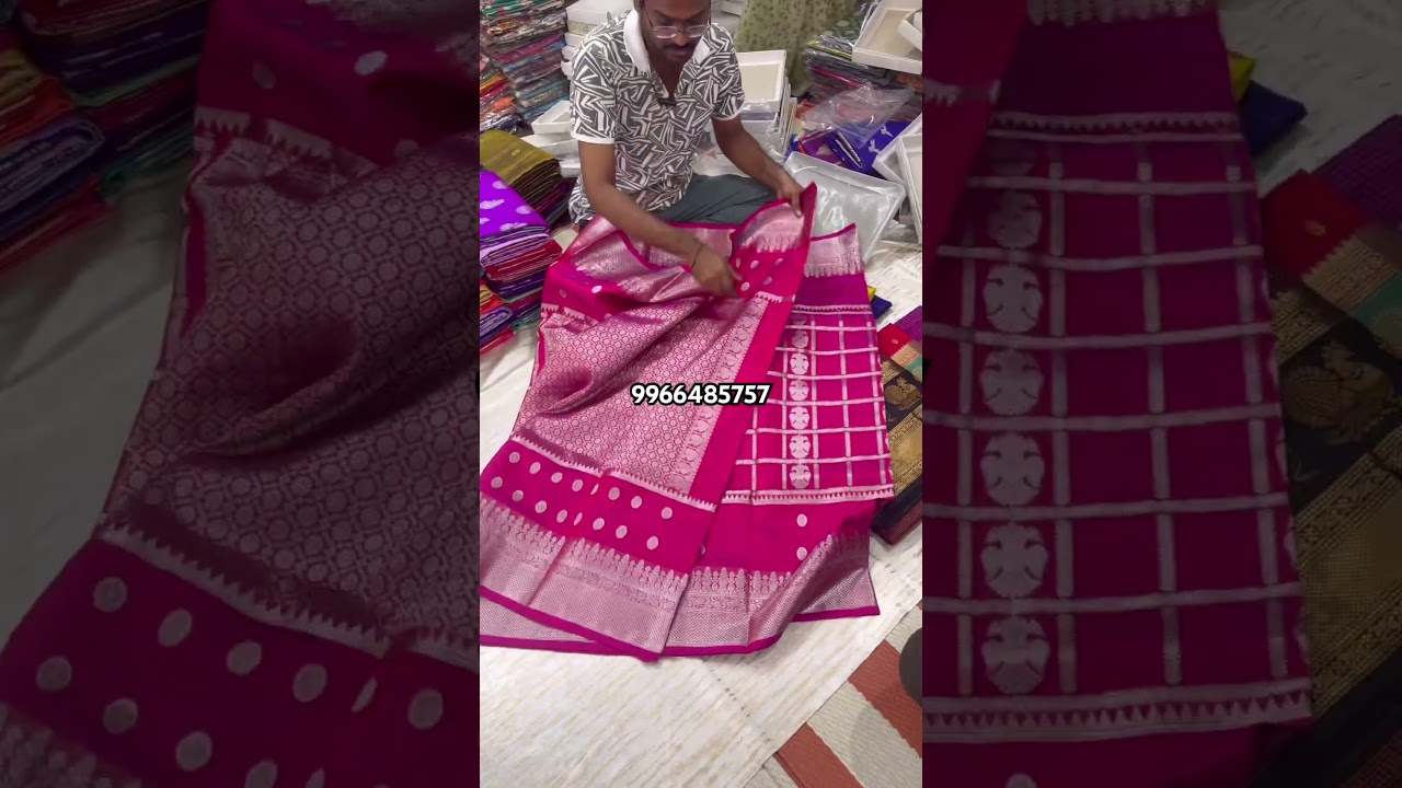 Pure Venkatagiri Pattu Sarees Directly From Looms 