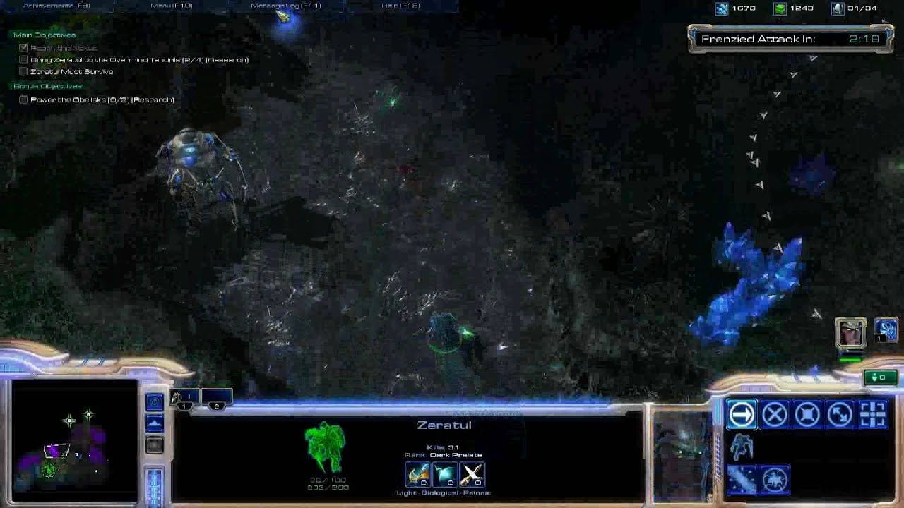 Starcraft 2 - Echoes of the Future - Overmind Dead Body Achievement