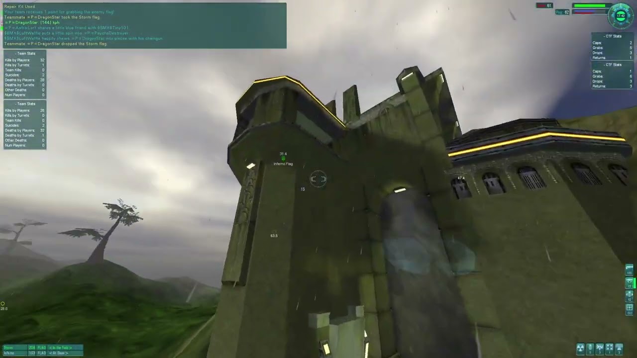 =P=PsychoDestroyer | RiverDance | 14 warriors | date unknown | Demo#6288 | Tribes2
