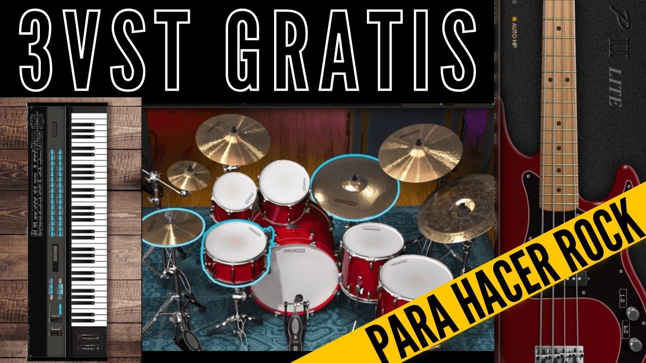 Instrumentos para hacer Rock - Vst Gratuitos - plugins gratis 2022