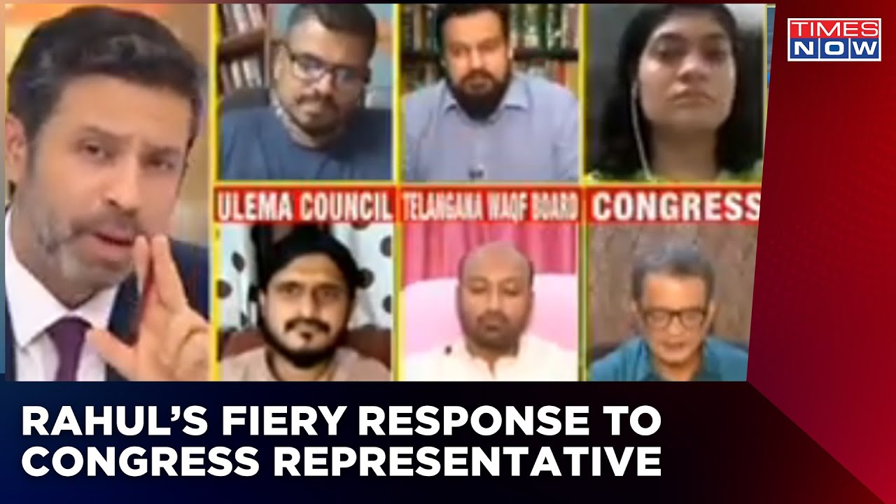 Rahul Shivshankar Lashes Out At Congress Representative For Personal Attacks On Fellow Panelist