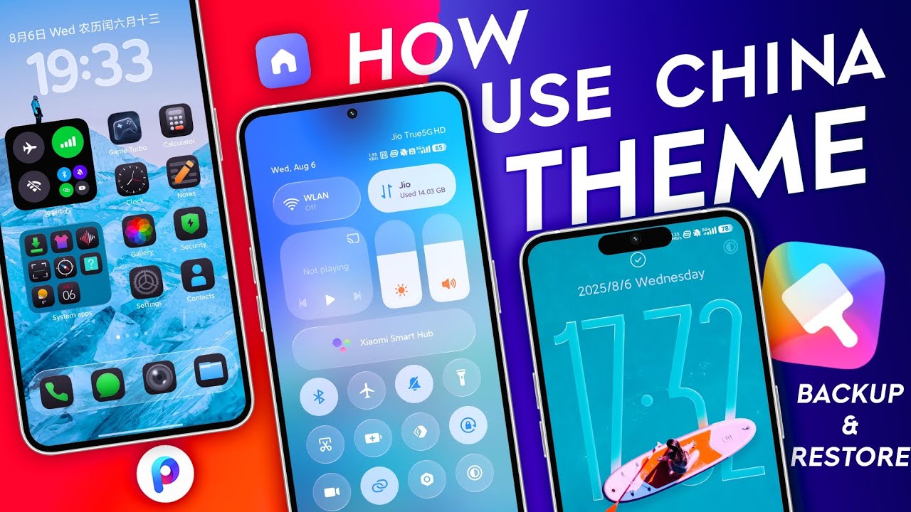 Use china themes in global devices | easy way to create backup and restore files