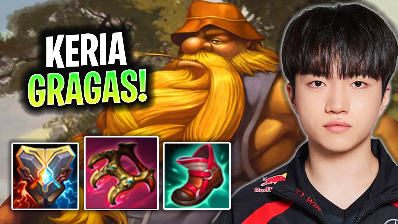 LEARN HOW TO PLAY GRAGAS SUPPORT LIKE A PRO! | T1 Keria Plays Gragas Support vs Maokai!  Season 2025