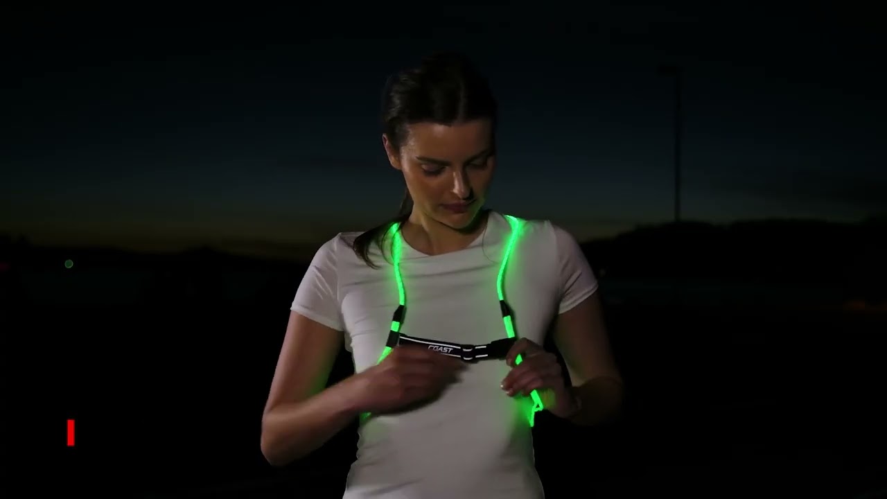 COAST LH150 Rechargeable Lighted Rope Vest - Feature Highlights