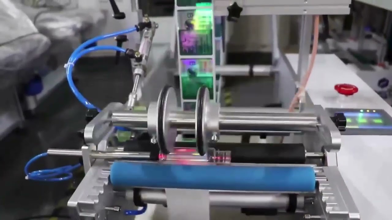 Etiquetadora Semiautomática para envase redondo