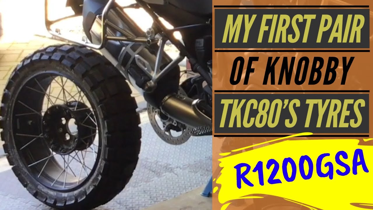 Установка шипованных шин на мой R1200GS Adventure