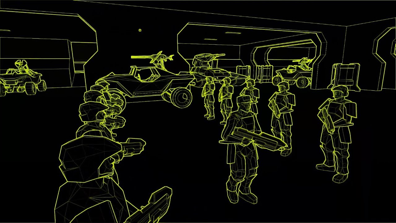Halo CE Wireframe Reshade - Pillar of Autumn (Heroic)