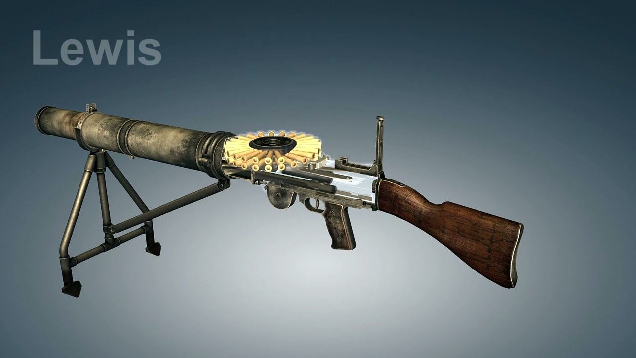 #Lewis Machine Gun | 3dGun