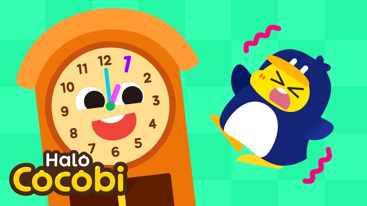 Hickory Dickory Dock | Lagu Anak | Nursery Rhymes | Halo Cocobi Bahasa Indonesia