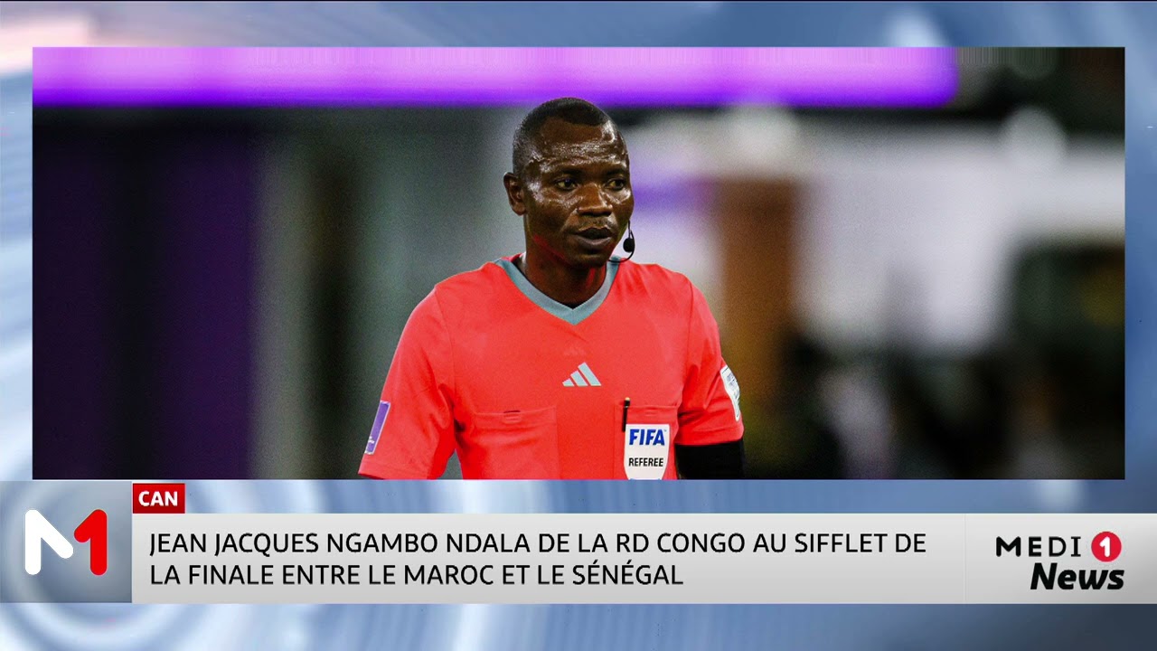 Finale CAN 2025 (Maroc -S&eacute;n&eacute;gal) : d&eacute;couvrez l&rsquo;&eacute;quipe d&rsquo;arbitrage d&eacute;sign&eacute;e par la CAF