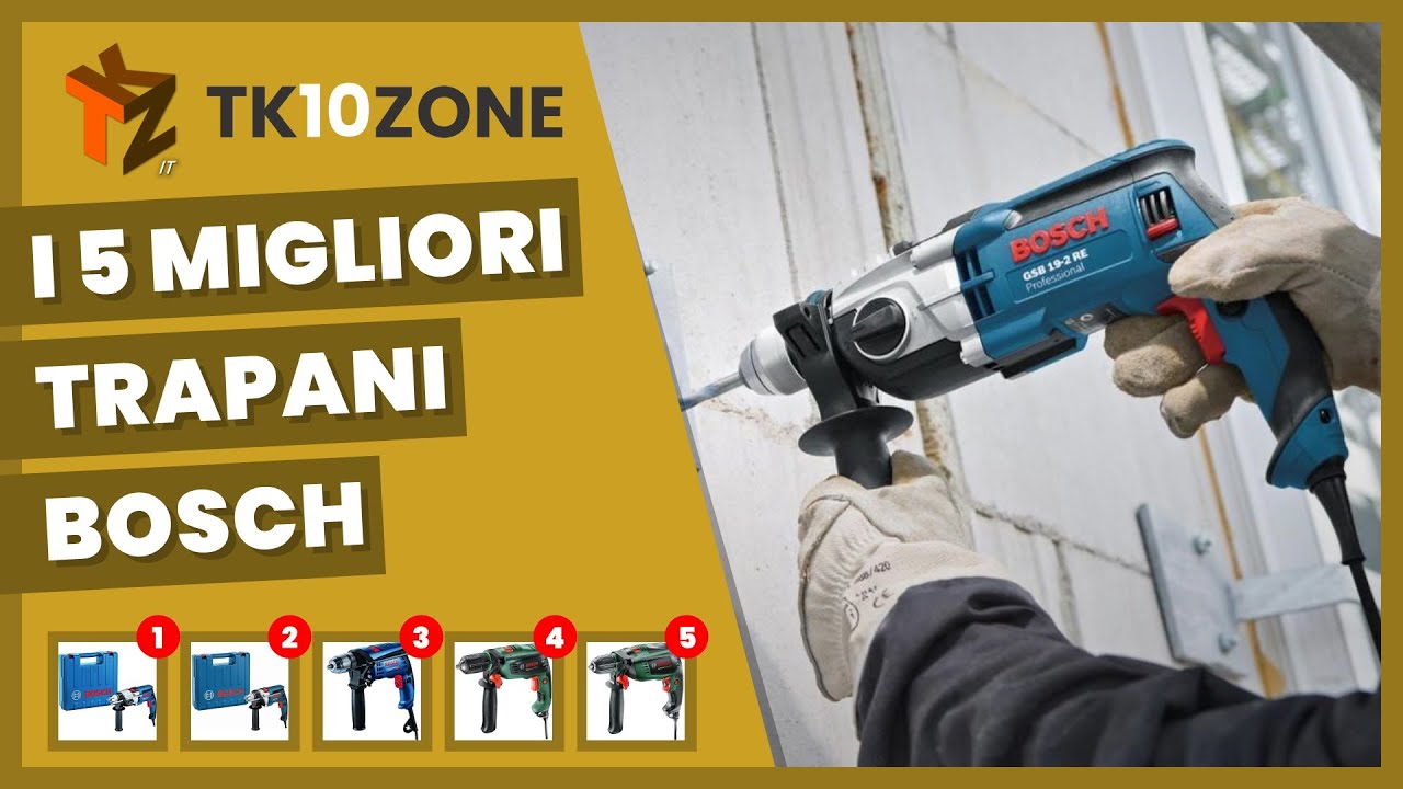 I 5 migliori trapani Bosch
