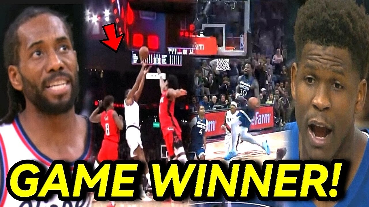 GAME WINNER! Muli nakagawa ng kasaysayan si Kawhi sa Clippers, Tuwang tuwa si Edwards kay Randle