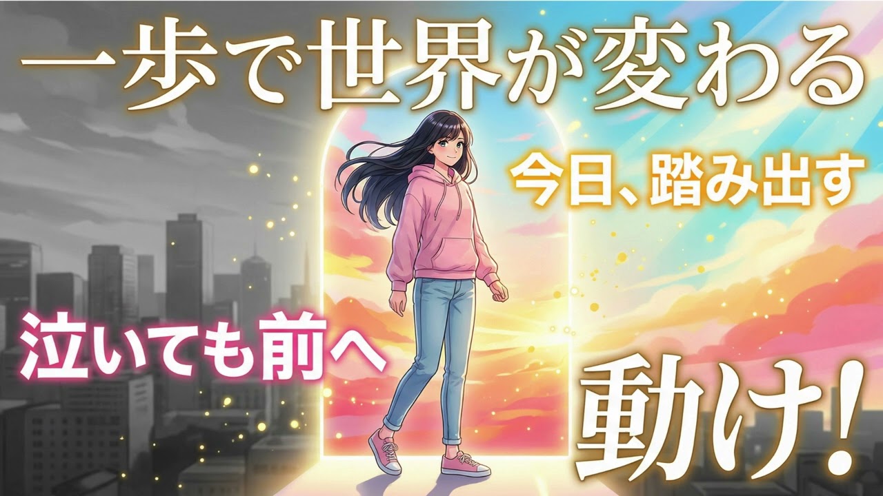 【応援歌】一歩で世界が変わる｜女性ボーカル J-POP｜泣いても前へ【AI Original】