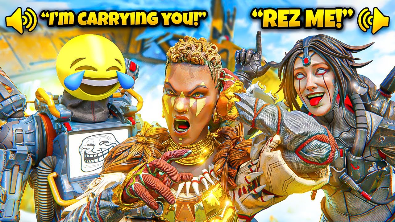 Apex Legends But My Teammates TROLL ME... (ft. Selen & IPN)