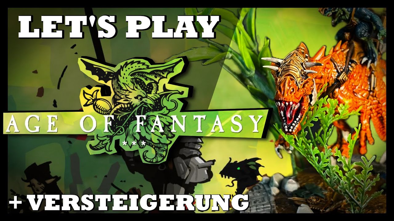 One Page Rules: Age of Fantasy - Saurians vs. Zwerge | Spielbericht und Versteigerung